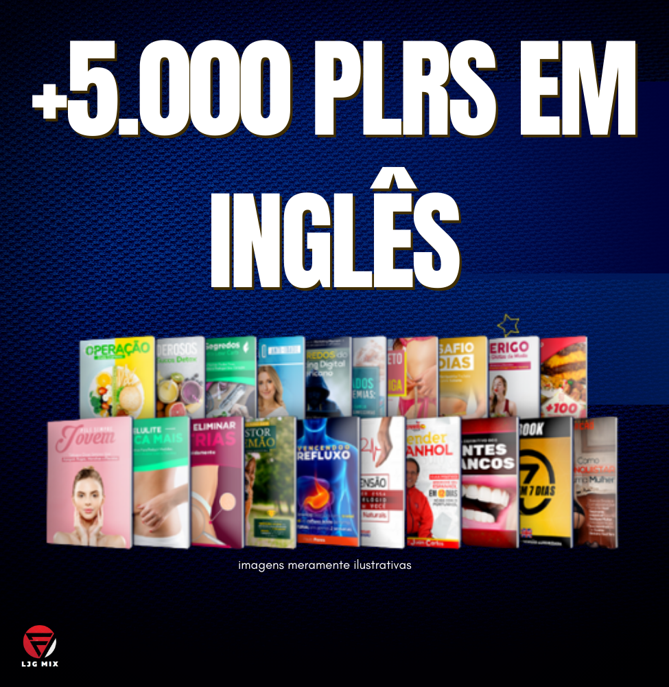 5000 PLRs em Inglês